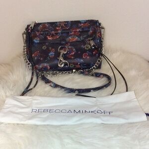 NWOT Rebecca Minkoff Floral Mini Mac Crossbody